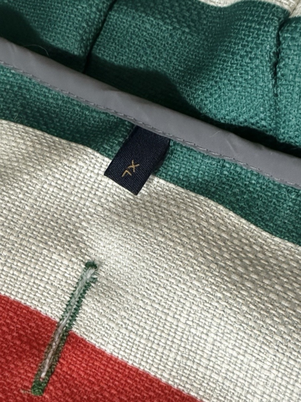 Green Pendleton Dog Raincoat - Picture 5 of 6